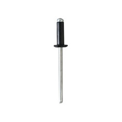 ALUMINIUM NAGEL MET ZWARTE BREDE KOP  Ø 4 X 12 mm CARROSSERIE
