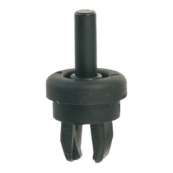 CLIP MIT KUGELKOPF  FÜR KORDEL ABLAGE 7,2 X 7,2 / 0,7 BIS 2,5 mm