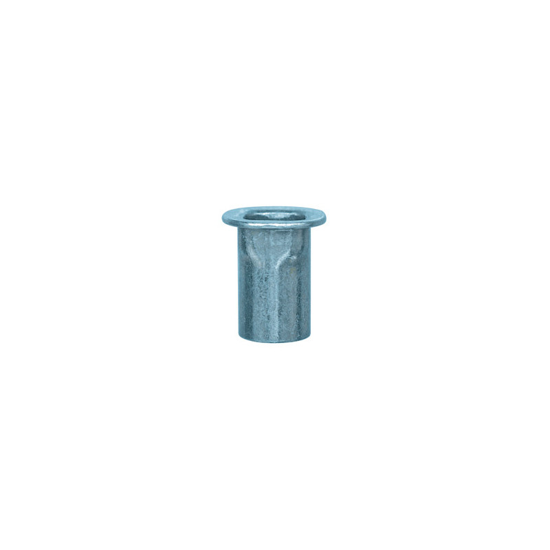 SQUARE STEEL CRIMPING NUT M6-1.00 / 0,8 → 1 mm