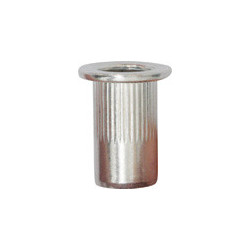ROUND ALUMINIUM ALLOY CRIMPING NUT M8-1.25 / 0,5 → 5 mm