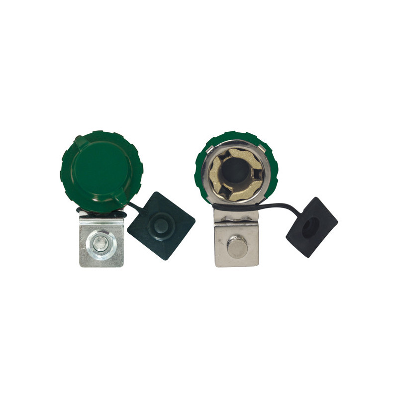 BATTERIEKLEMME (MINUSPOL) M8-1.2  ARELCO, NIEDRIGE BAUFORM, MIT GRIFFEN