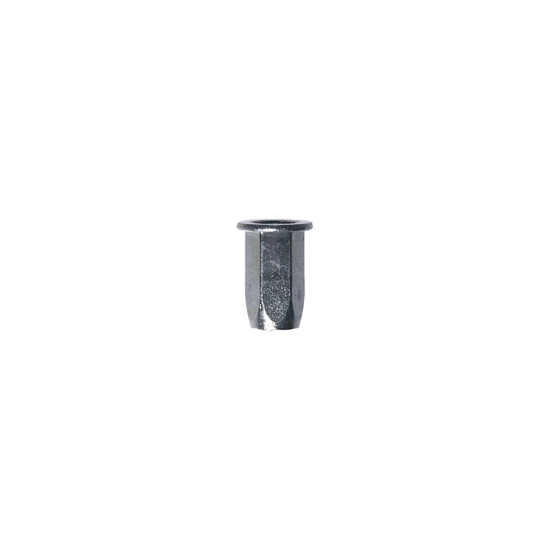 ÉCROU À SERTIR ACIER FÛT HEXAGONAL M5-0.80 / 0,25 → 3 mm
