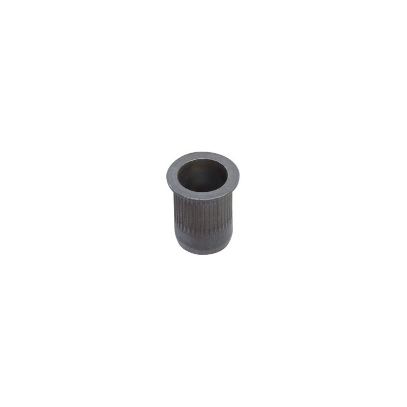 ÉCROU À SERTIR ACIER FÛT ROND M6-1.00 / 0,5 → 3 mm