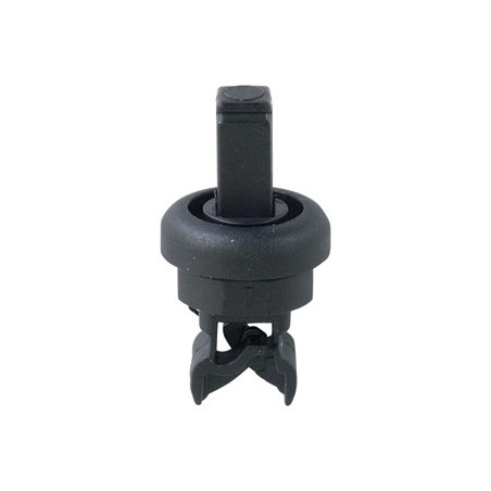 CLIP MIT KUGELKOPF  FÜR KORDEL ABLAGE 7,2 X 7,2 / 2,5 mm