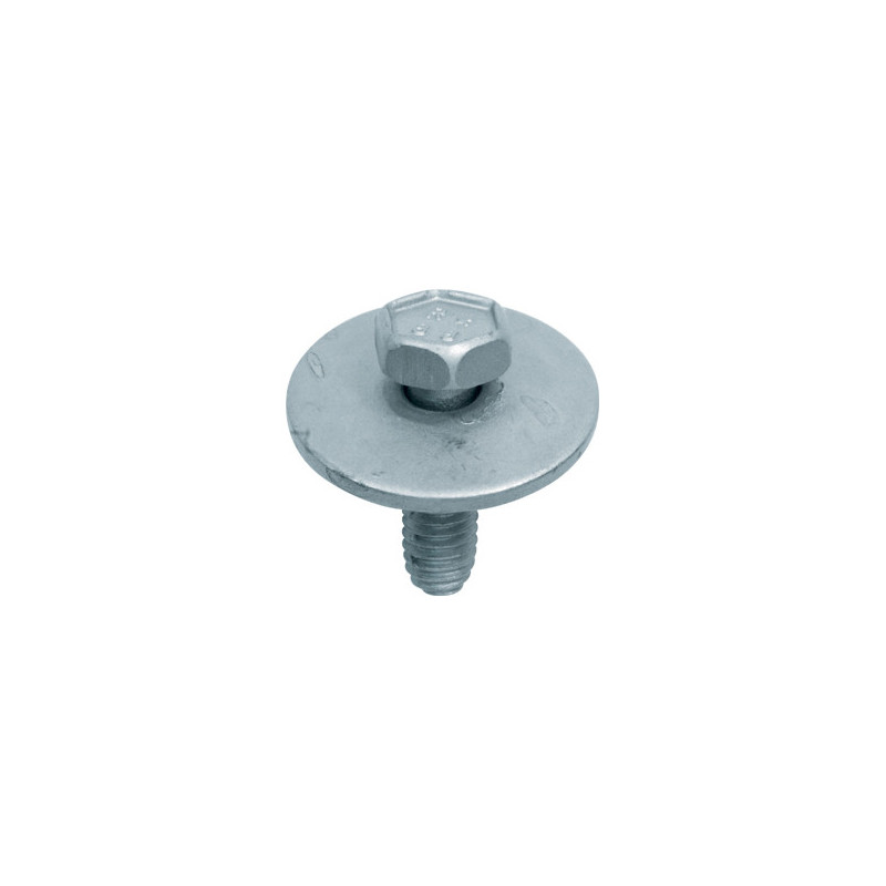 SCHROEF MET ZESKANTKOP EN SLUITRING  M6-1.00 X 20 mm BUMPER EN MOTORSPATBESCHERMING ONDER MOTOR