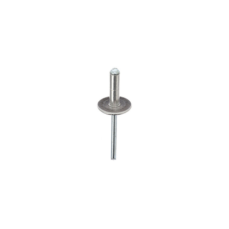 LARGE HEAD ALUMINIUM ALLOY RIVET Ø 4,8 X 16 mm BUMPER BRACKET AND ABSORBER