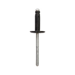 BLINDNIET AUFWEITEND GROßER KOPF SCHWARZ BRÜNIERT Ø 4,8 X 20,5 mm FRONT-/HECKWAND/STOßFÄNGER