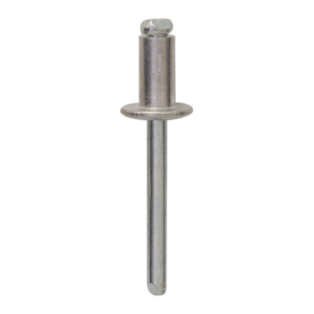 ALUMINIUM NAGEL MET BREDE KOP  Ø 6,4 X 12 mm PORTIER EN KOETSWERK
