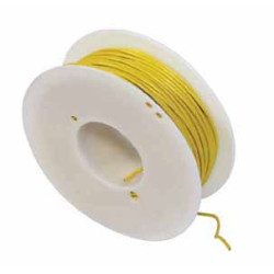 BOBINE DE 50 MÈTRES DE FIL ÉLECTRIQUE 1 mm² JAUNE