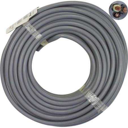 CROWN OF 25 METERS ELECTRIC CABLE 3 X 1,5 mm² MULTICORE