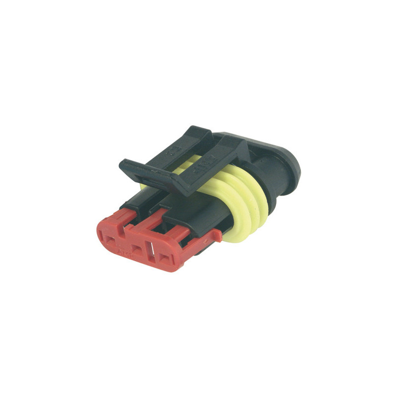 3 POSITIONS MALE WATERPROOF CONNECTOR 1,5 SERIES