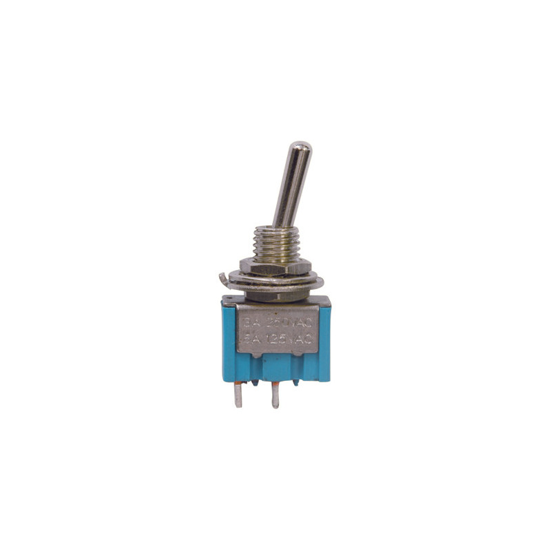 MICRO TOGGLE SWITCH 12V - 6A 2 TERMINALS