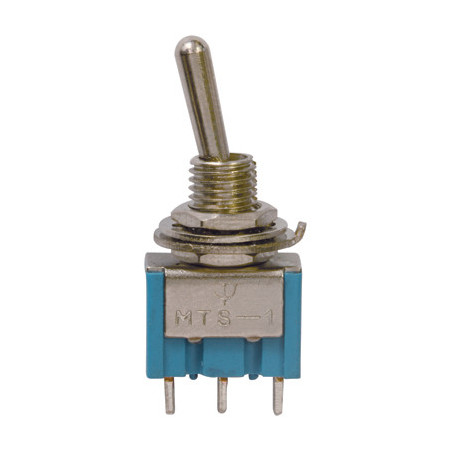 MICRO TOGGLE SWITCH 12V - 6A 3 TERMINALS