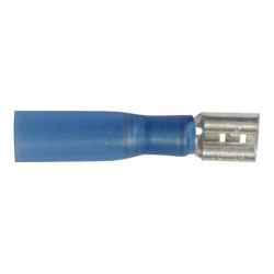 FLACHSTECKHÜLSE 6,35 X 0,8 mm (1,5 BIS 2,5 MM²) VORISOLIERT, SCHRUMPFBAR