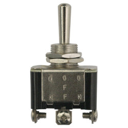 HEBELSCHALTER Ø 12 mm 12V - 15A, 3-POLIG SCHRAUBBAR