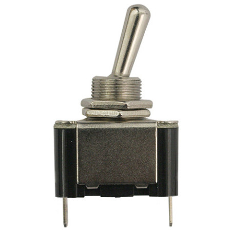HEBELSCHALTER Ø 12 mm 12V - 15A (2-POLIG)