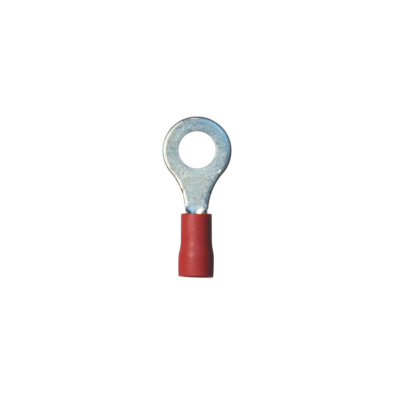 DOPPELCRIMP ISOLIERT  RINGKABELSCHUH Ø 6 mm (0,3 → 1,5 mm²)