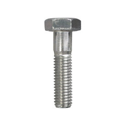 VIS À MÉTAUX TÊTE H CL8.8 ZN BLANC M10-1.50 X 40 mm DIN 931 PARTIELLEMENT FILETÉE