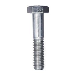 SCHROEF MET ZESKANTKOP H CL8.8 WIT ZINK  M10-1.50 X 50 mm DIN 931 MET GEDEELTELIJKE SCHROEFDRAAD
