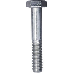 SCHROEF MET ZESKANTKOP H CL8.8 WIT ZINK  M10-1.50 X 60 mm DIN 931 MET GEDEELTELIJKE SCHROEFDRAAD