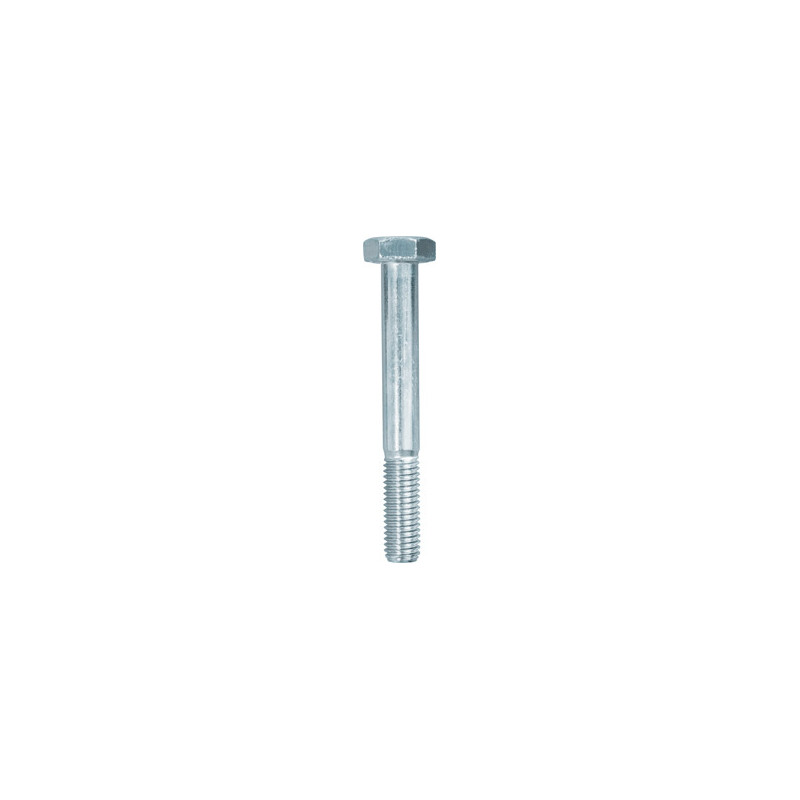SCHROEF MET ZESKANTKOP H CL8.8 WIT ZINK  M10-1.50 X 80 mm DIN 931 MET GEDEELTELIJKE SCHROEFDRAAD