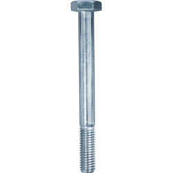 SCHROEF MET ZESKANTKOP H CL8.8 WIT ZINK  M10-1.50 X 100 mm DIN 931 MET GEDEELTELIJKE SCHROEFDRAAD