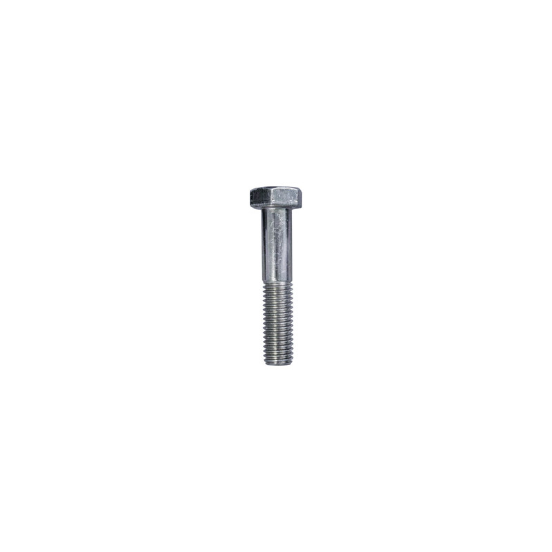 SCHROEF MET ZESKANTKOP H CL8.8 WIT ZINK  M12-1.75 X 60 mm DIN 931 MET GEDEELTELIJKE SCHROEFDRAAD