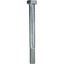 VIS À MÉTAUX TÊTE H CL8.8 ZN BLANC M12-1.75 X 120 mm DIN 931 PARTIELLEMENT FILETÉE
