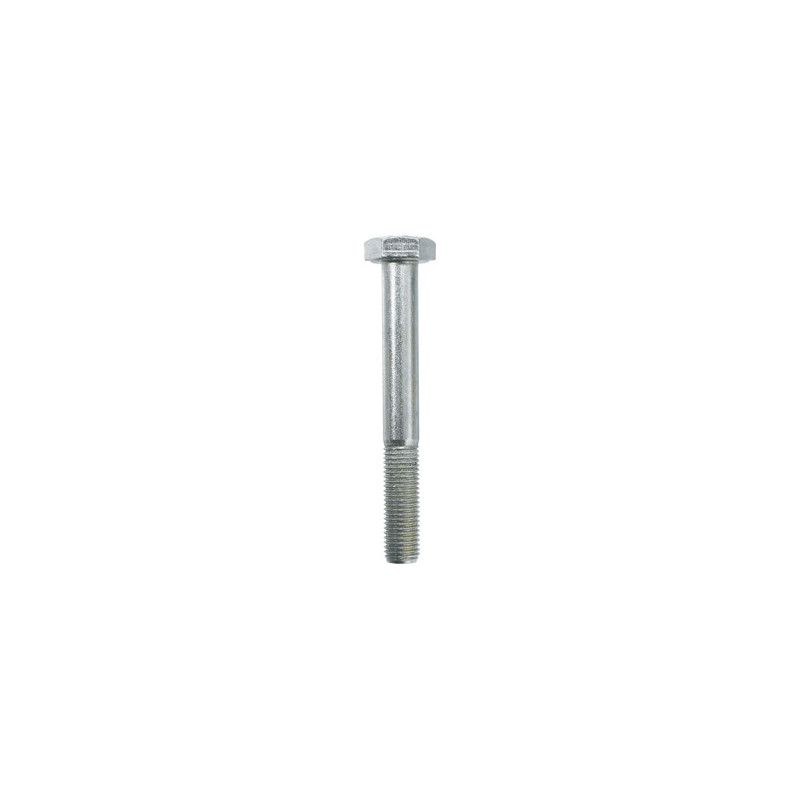 SCHROEF MET ZESKANTKOP H CL8.8 WIT ZINK  M10-1.25 X 80 mm DIN 960 MET GEDEELTELIJKE SCHROEFDRAAD