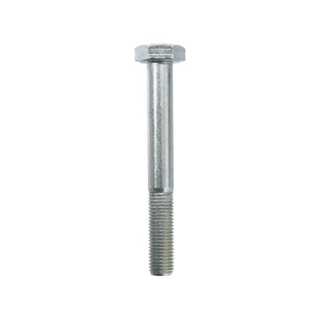 SCHROEF MET ZESKANTKOP H CL8.8 WIT ZINK  M10-1.25 X 80 mm DIN 960 MET GEDEELTELIJKE SCHROEFDRAAD