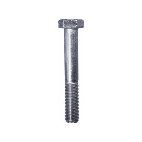 SCHROEF MET ZESKANTKOP H CL8.8 WIT ZINK  M12-1.25 X 80 mm DIN 960 MET GEDEELTELIJKE SCHROEFDRAAD