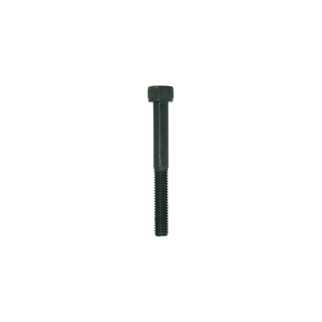 CILINDERKOPSCHROEF MET BINNENZESKANT MET LAGE KOP CL8.8 ZWART ZINK  M6-1,00 X 50 mm DIN 912 MET GEDEELTELIJKE SCHROEFDRAAD