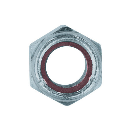 ZELFTAPPENDE ZESKANTMOER MET NYLON RING CL8 M12-1.75 DIN 982