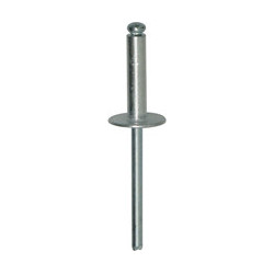 ALUMINIUM NAGEL MET BREDE KOP  Ø 4,8 X 20 mm