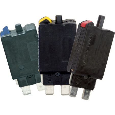 ASSORTMENT OF RESETTABLE STANDARD BLADE FUSES 7,5A → 25A ASSORTMENT OF RESETTABLE STANDARD BLADE FUSES 7,5A → 25A