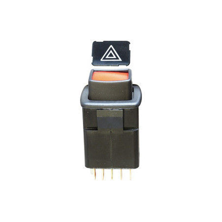 SCHALTER WARNBLINKANLAGE 30 X 25 mm 24V - 1A 8-POLIG MIT ANZEIGE