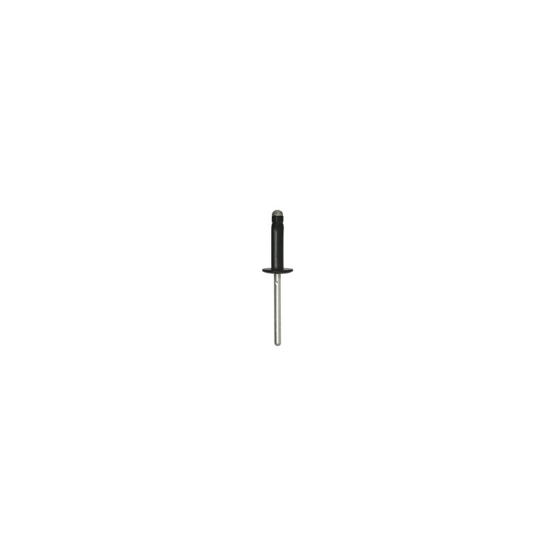 ALUMINIUM GELAKTE SLAGNAGEL MET ZWARTE BREDE KOP  Ø 4,8 X 19,8 mm