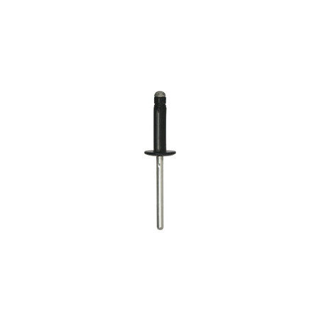 ALUMINIUM GELAKTE SLAGNAGEL MET ZWARTE BREDE KOP  Ø 4,8 X 19,8 mm