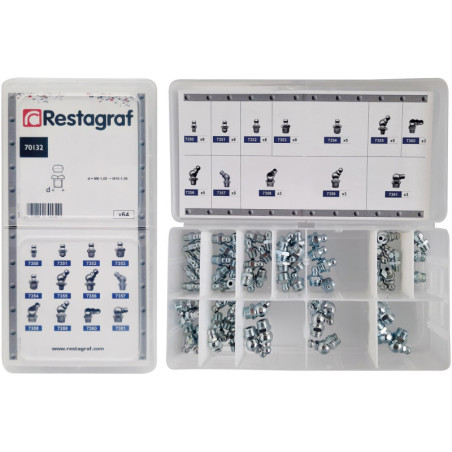 MINI-SORTIMENTSKASTEN SCHMIERNIPPEL M6 → M10
