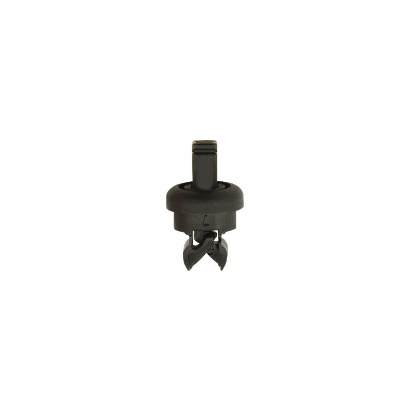 CLIP MIT KUGELKOPF  FÜR KORDEL ABLAGE 7,2 X 7,2 / 0,5 BIS 0,7 mm