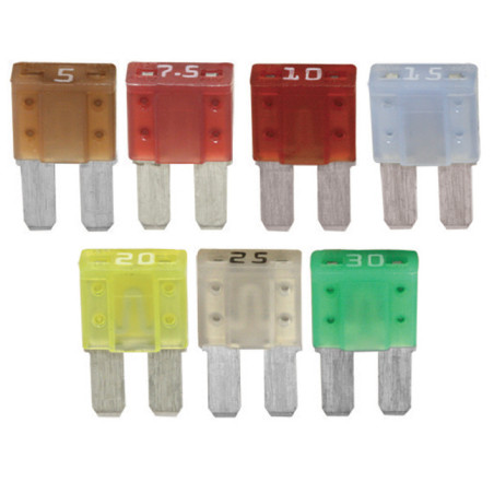 ASSORTMENT OF BLADE FUSES MICRO II 32V 5A → 30A ASSORTMENT OF BLADE FUSES MICRO II 32V 5A → 30A
