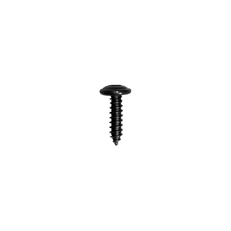 RONDE BREDE PLAATSCHROEF MET ZESKANTKOP ZWART ZINK Ø 4,2 X 16 mm NFE 25-655