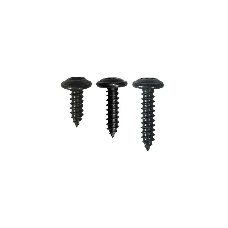 SORTIMENT HALBRUNDKOPF-BLECHSCHRAUBEN ZN SCHWARZ BRÜNIERT Ø 4,2 X 13→19 mm NFE 25-655