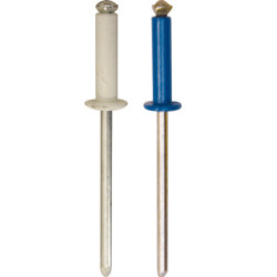 ASSORTIMENT GELAKTE BLINDKLINKNAGELS  Ø 4 X 26 mm NUMMERPLAAT