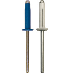 ASSORTIMENT GELAKTE SLAGNAGELS  Ø 4 X 25 mm NUMMERPLAAT