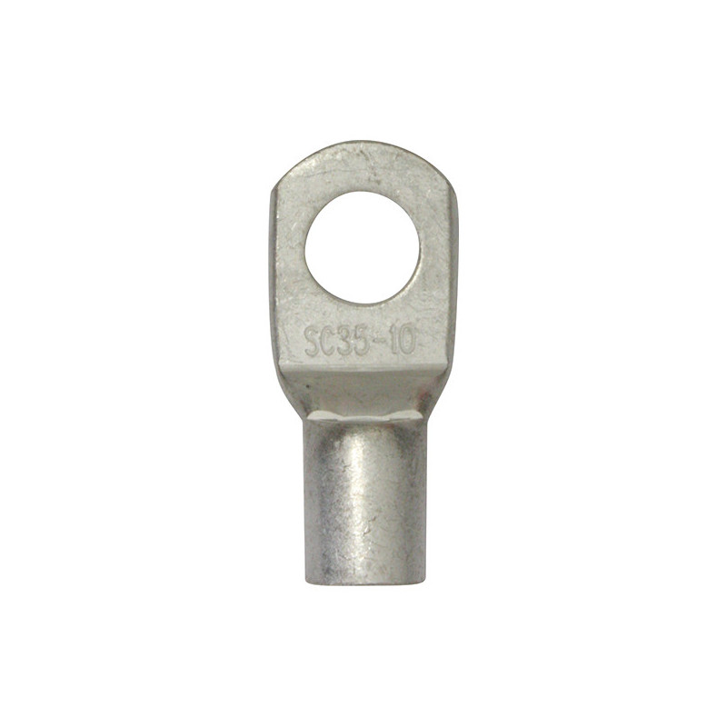SCHWEIßBARER FLACHVERBINDER MIT RUNDAUFNAHME Ø 10,5 mm (35 MM²)