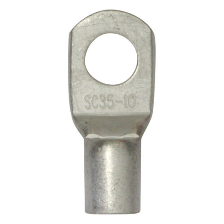 SCHWEIßBARER FLACHVERBINDER MIT RUNDAUFNAHME Ø 10,5 mm (35 MM²)