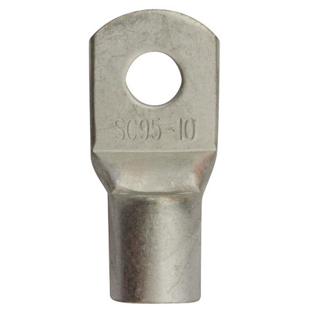 SCHWEIßBARER FLACHVERBINDER MIT RUNDAUFNAHME Ø 10,5 mm (95 MM²)