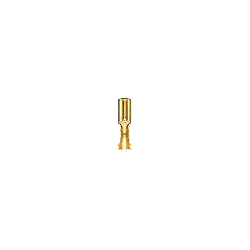 FLACHSTECKHÜLSE UNISOLIERT 2,8 X 0,5 mm (0,5 → 1,5 MM²)
