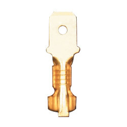 FLACHSTECKER UNISOLIERT  4,8 X 0,5 mm (0,3 → 1 MM²)
